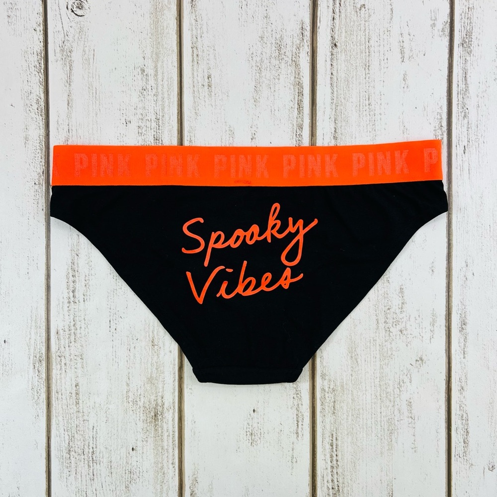 VS PINK Halloween Spooky Vibes Bikini Pantie Large Rare